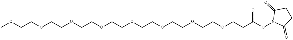 	m-PEG8-NHS ester  Structural