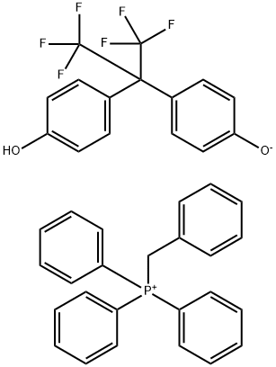 benzyltriphenylphosphonium, salt with 4,4'-[2,2,2-trifluoro-1-(trifluoromethyl)ethylidene]bis[phenol] (1:1)