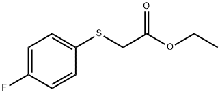ethyl 2-(4-fluorophenylthio)acetate Structural