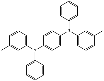 N1,N4-diphenyl-N1,N4-dim-tolylbenzene-1,4-diamine Structural