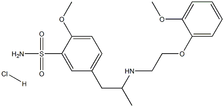 2-Methoxy-5-[2-[[2-(2-methoxyphenoxy)ethyl]amino]propyl]benzenesulfonamide monohydrochloride