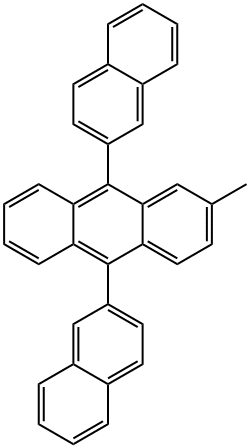 MADN , 2-Methyl-9,10-bis(naphthalen-2-yl)anthracene Structural