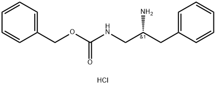 N-Cbz-(R)-2-aMino-3-phenylpropylaMine HCl Structural