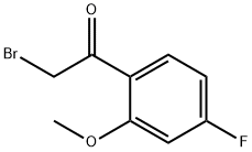 Ethanone, 2-broMo-1-(4-fluoro-2-Methoxyphenyl)- Structural