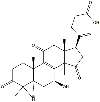 (5alpha,7beta)-7-Hydroxy-4,4,14-trimethyl-3,11,15-trioxo-chola-8,20-dien-24-oic acid Structural