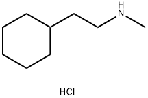 N-Methyl cyclohexaneethanaMine HCl Structural