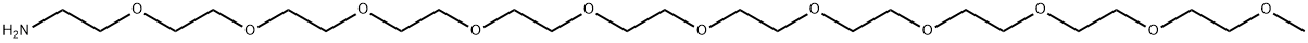 3,6,9,12,15,18,21,24,27,30,33-Undecaoxatetratriacontan-1-amine Structural