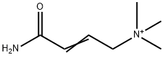 (3-Carbamoylallyl)trimethylammonium Structural