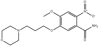 4-Methoxy-5-(3-Morpholinopropoxy)-2-nitrobenzaMide Structural