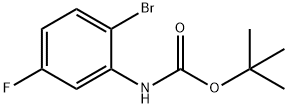 (2-BroMo-5-fluoro-phenyl)-carbaMic acid tert-butyl ester Structural