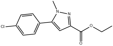 ethyl-n-Methyl-5-(4-chlorophenyl)-pyrazole-3-carboxylate Structural