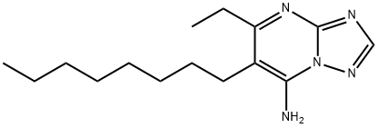 5-ethyl-6-octyl-[1,2,3]triazolo[1,5-a]pyriMidin-7-aMine Structural