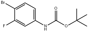 N-Boc-4-broMo-3-fluoroaniline Structural