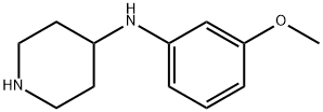 N-(3-Methoxyphenyl)-4-piperidinaMine HCl Structural