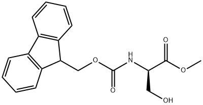 FMoc-D-serine Methyl ester Structural