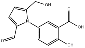 5-[2-ForMyl-5-(hydroxyMethyl)-1H-pyrrol-1-yl]-2-hydroxybenzoic Acid Structural