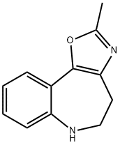 2-Methyl-5,6-dihydro-4H-benzo[b]oxazolo[5,4-d]azepine Structural