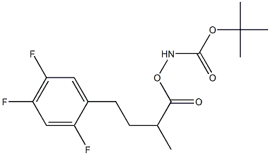 Benzenebutanoicacid,b-[[(1,1-diMethylethoxy)carbonyl]aMino]-2,4,5-trifluoro-,Methylester,(bR)- Structural Picture