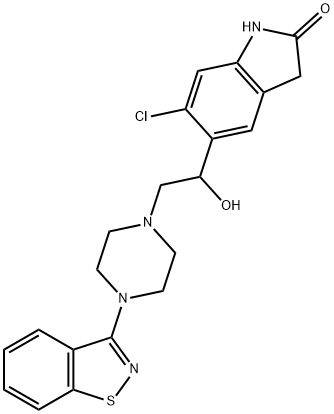 Hydroxy Ziprasidone Structural