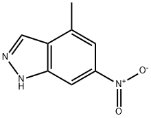 4-Methyl-6-nitroindazle Structural