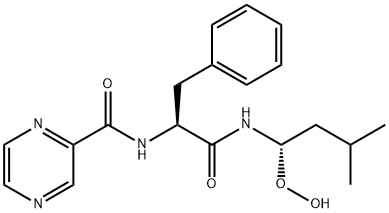 2-PyrazinecarboxaMide, N-[(1S)-2-[[(1S)-1-hydroperoxy-3-Methylbutyl]aMino]-2-oxo-1-(phenylMethyl)ethyl]-