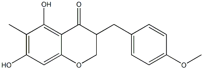 Ophiopogonanone B Structural