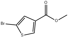 Methyl 5-broMothiophene-3-carboxylate Structural