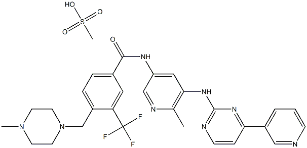 BenzaMide, 4-[(4-Methyl-1-piperazinyl)Methyl]-N-[6-Methyl-5-[[4-(3-pyridinyl)-2-pyriMidinyl]aMino]-3-pyridinyl]-3-(trifluoroMethyl)-, MonoMethanesulfonate (9CI)