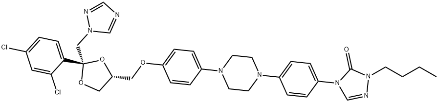 Butyl Itraconazole Structural