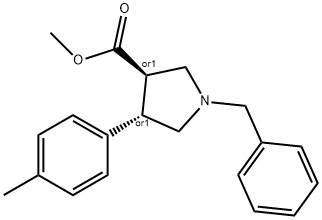 Trans-Methyl 1-benzyl-4-p-tolylpyrrolidine-3-carboxylate Structural