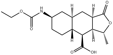 (1R,3aR,4aR,8aR,9S,9aR)-1-methyl-3-oxodecahydro-3H-spiro[naphtho[2,3-c]furan-6,2'-[1,3]dioxolane]-9-carboxylic acid Structural