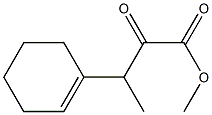Methyl 3-(cyclohex-1-en-1-yl)-2-oxobutanoate Structural