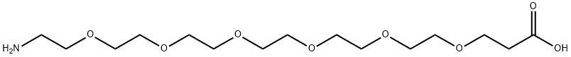 alpha-aMine-oMega-propionic acid hexaethylene glycol Structural