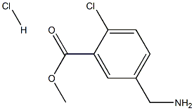 methyl 5-(aminomethyl)-2-chlorobenzoate hydrochloride Structural