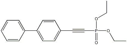 diethyl ([1,1'-biphenyl]-4-ylethynyl)phosphonate Structural
