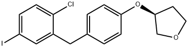 (S)-3-(4-(2-Chloro-5-iodobenzyl)phenoxy)tetrahydrofuran Structural Picture