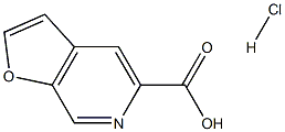 Furo[2,3-c]pyridine-5-carboxylic acid hydrochloride Structural