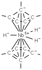 Trihydridobis(pentaMethylcyclopentadienyl)niobiuM(V) Structural