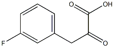 Benzenepropanoic acid, 3-fluoro-.alpha.-oxo- Structural