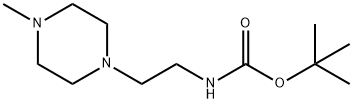 tert-butyl 2-(4-Methylpiperazin-1-yl)ethylcarbaMate Structural