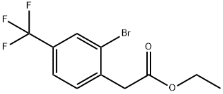 ethyl 2-(2-broMo-4-(trifluoroMethyl)phenyl)acetate