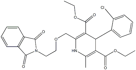 diethyl 4-(2-chlorophenyl)-2-((2-(1,3-dioxoisoindolin-2-yl)ethoxy)Methyl)-6-Methyl-1,4-dihydropyridine-3,5-dicarboxylate