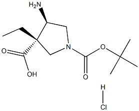 trans-1-tert-butyl 3-ethyl 4-aMinopyrrolidine-1,3-dicarboxylate hydrochloride