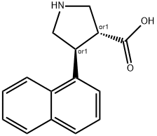 (+/-)-trans-4-(1-naphthyl)-pyrrolidine-3-carboxylic acid