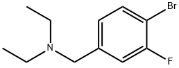 N-(4-broMo-3-fluorobenzyl)-N-ethylethanaMine Structural