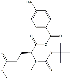 N-Boc-(p-aMinobenzoyl)-L-glutaMic Acid DiMethyl Ester Structural