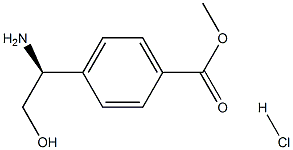 METHYL 4-((1S)-1-AMINO-2-HYDROXYETHYL)BENZOATE HCl Structural