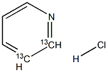 Pyridine-13C2 Hydrochloride Structural