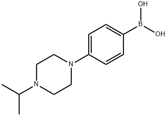 (4-(4-ISOPROPYLPIPERAZIN-1-YL)PHENYL)BORONIC ACID Structural