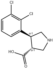 (+/-)-trans-4-(2,3-dichloro-phenyl)-pyrrolidine-3-carboxylic acid